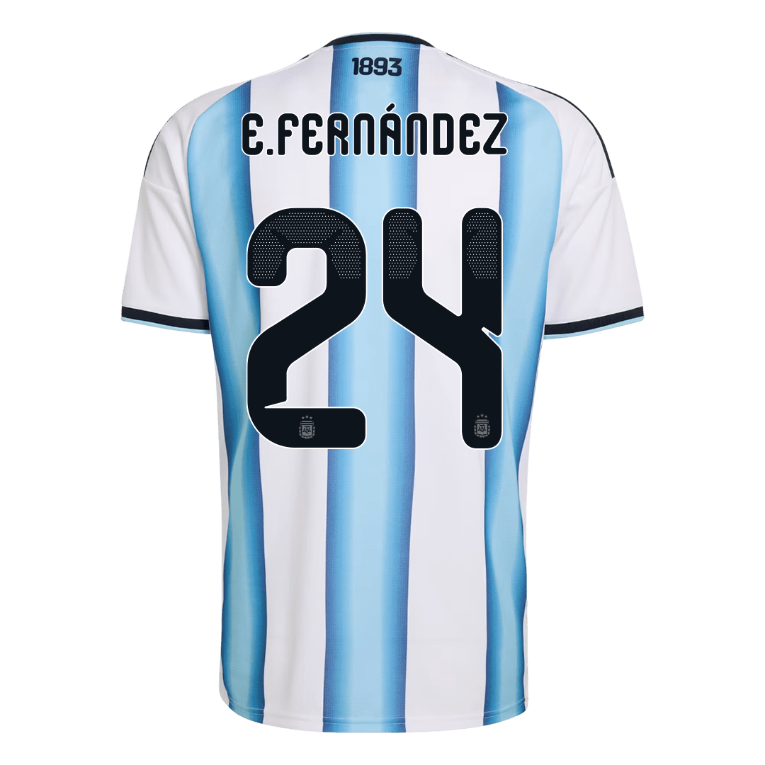 Argentina VM Hjemmedrakt 2026 E. FERNÁNDEZ #24 [PREMIUM]