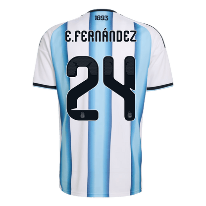 Argentina VM Hjemmedrakt 2026 E. FERNÁNDEZ #24 [PREMIUM]