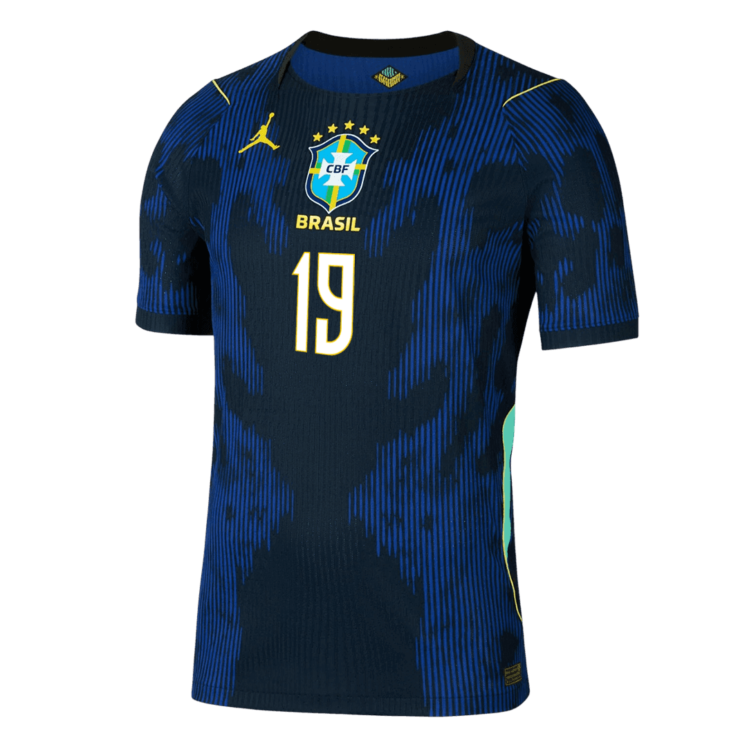 Brazil VM Bortedrakt Spillerversjon 2026 ENDRICK #19 Slim Fit