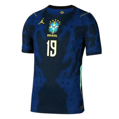 Brazil VM Bortedrakt Spillerversjon 2026 ENDRICK #19 Slim Fit