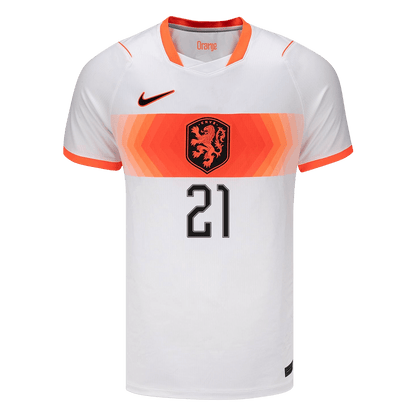 Netherlands VM Bortedrakt 2026 F.DE JONG #21