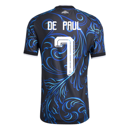 Argentina VM Bortedrakt Spillerversjon 2026 DE PAUL #7 Slim Fit