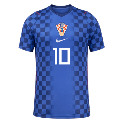 Croatia VM Bortedrakt Spillerversjon 2026 MODRIĆ #10 Slim Fit