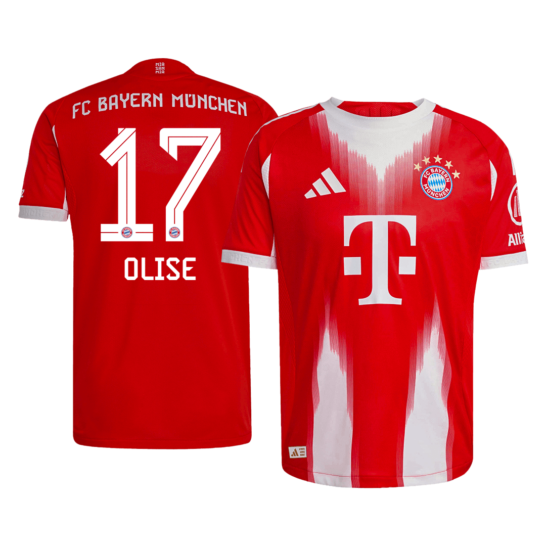 Bayern München Hjemmedrakt 2025/26 – OLISE #17 (Spillerversjon)