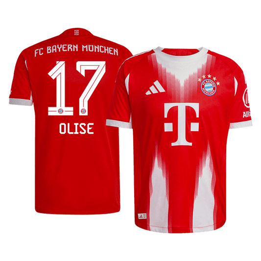 Bayern München Hjemmedrakt 2025/26 – OLISE #17 (Spillerversjon)