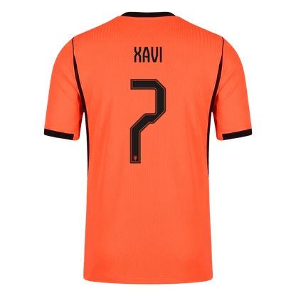 Netherlands VM Hjemmedrakt Spillerversjon 2026 XAVI #7 Slim Fit