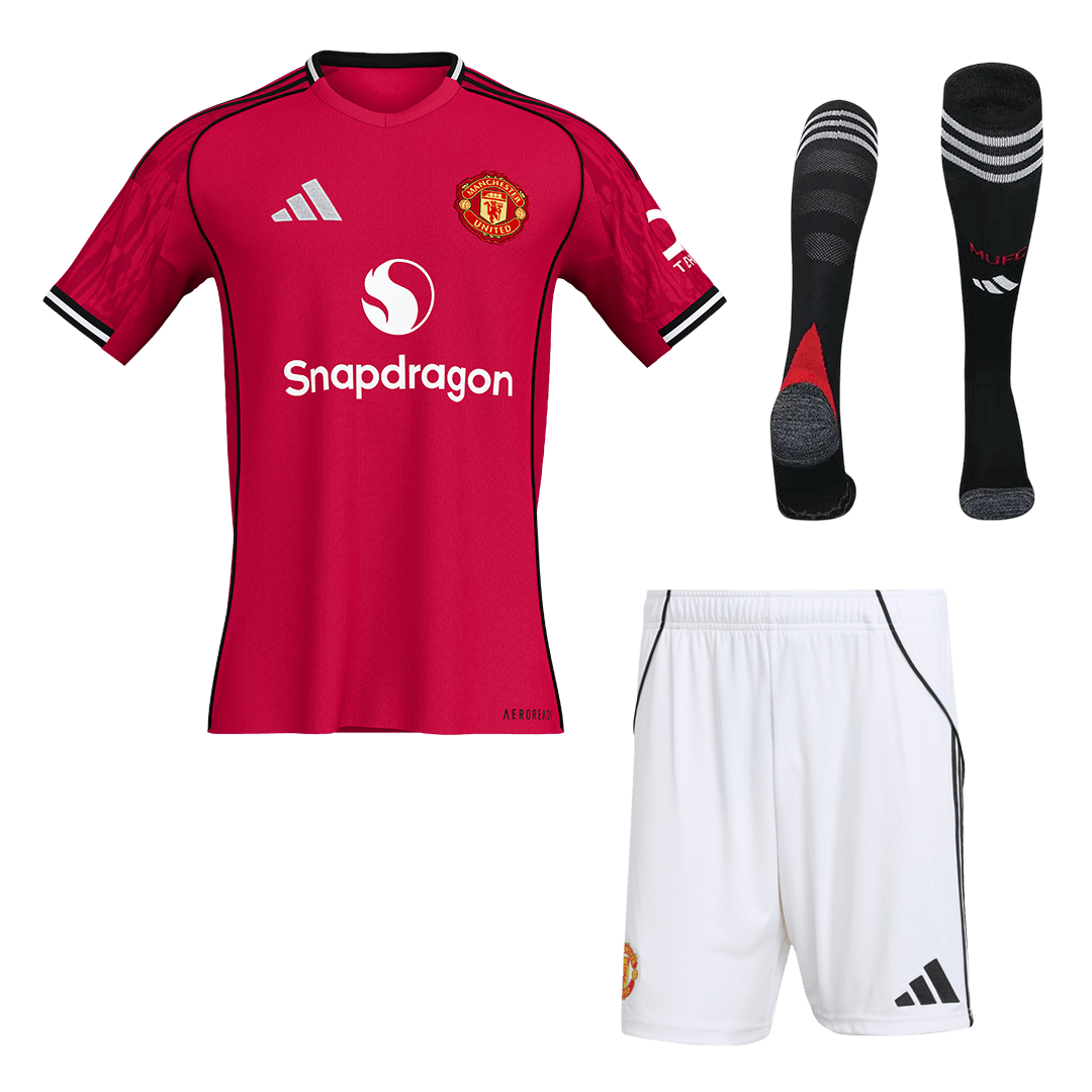 Manchester United Hjemmedraktsett 3-deler 2025/26 [PREMIUM]