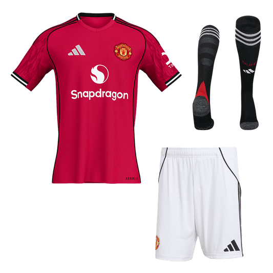 Manchester United Hjemmedraktsett 3-deler 2025/26 [PREMIUM]