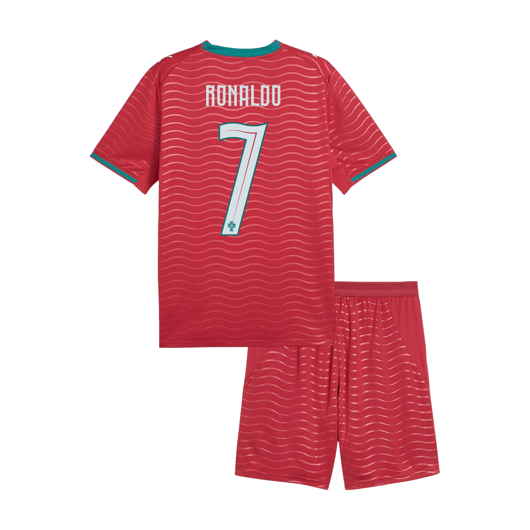 Portugal VM Hjemmedraktsett Barn 2026 RONALDO #7 [PREMIUM]