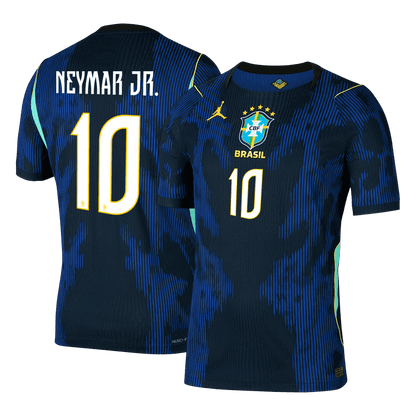 Brazil VM Bortedrakt Spillerversjon 2026 NEYMAR JR. #10 Slim Fit