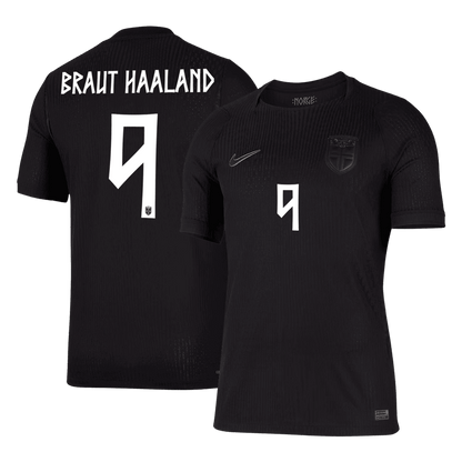 Norway VM Bortedrakt Spillerversjon 2026 BRAUT HAALAND #9 Slim Fit