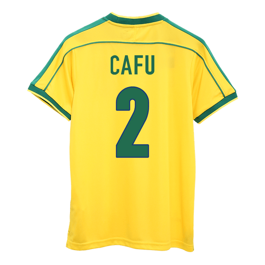 Brazil World Cup Retro Hjemmedrakt 1998 CAFU #2
