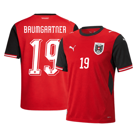 Austria World Cup Hjemmedrakt 2026 BAUMGARTNER #19