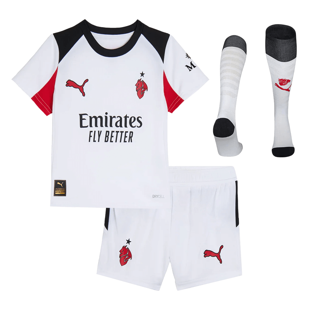 AC Milan Bortedraktsett Barn 3-deler 2025/26