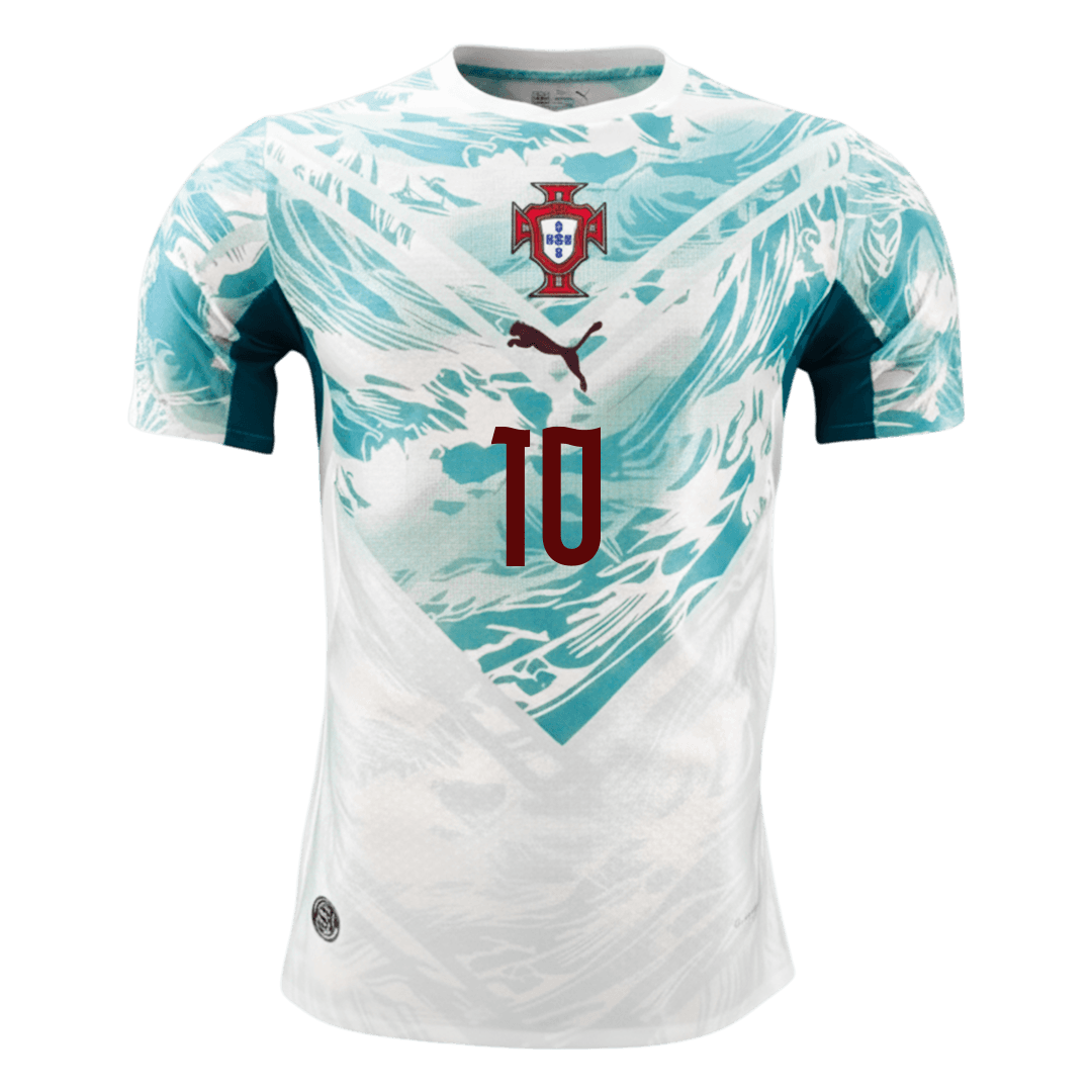 Portugal VM Bortedrakt Spillerversjon 2026 BERNARDO #10 Slim Fit