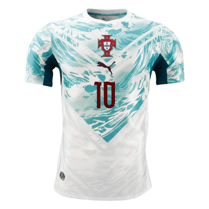 Portugal VM Bortedrakt Spillerversjon 2026 BERNARDO #10 Slim Fit