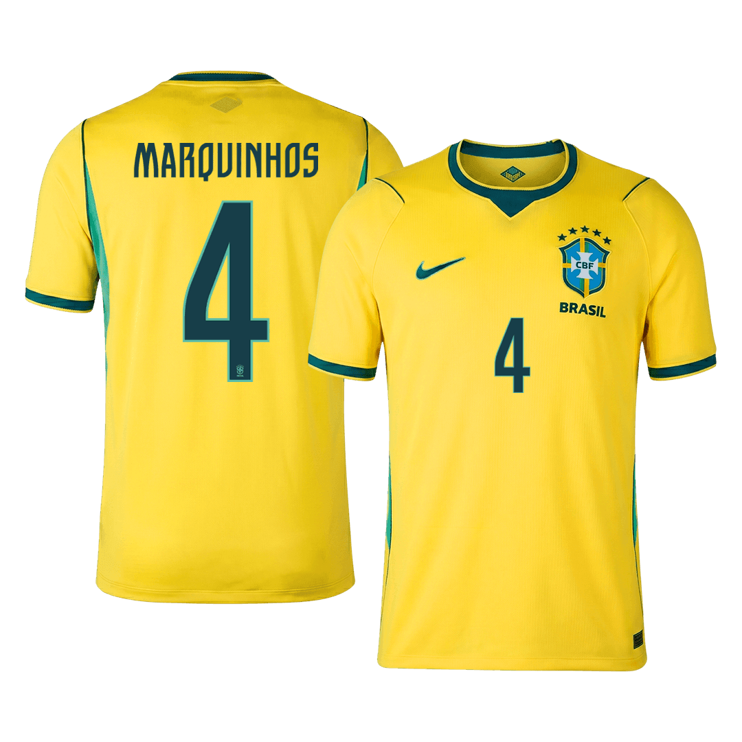 Brazil VM Hjemmedrakt 2026 MARQUINHOS #4