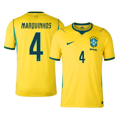 Brazil VM Hjemmedrakt 2026 MARQUINHOS #4