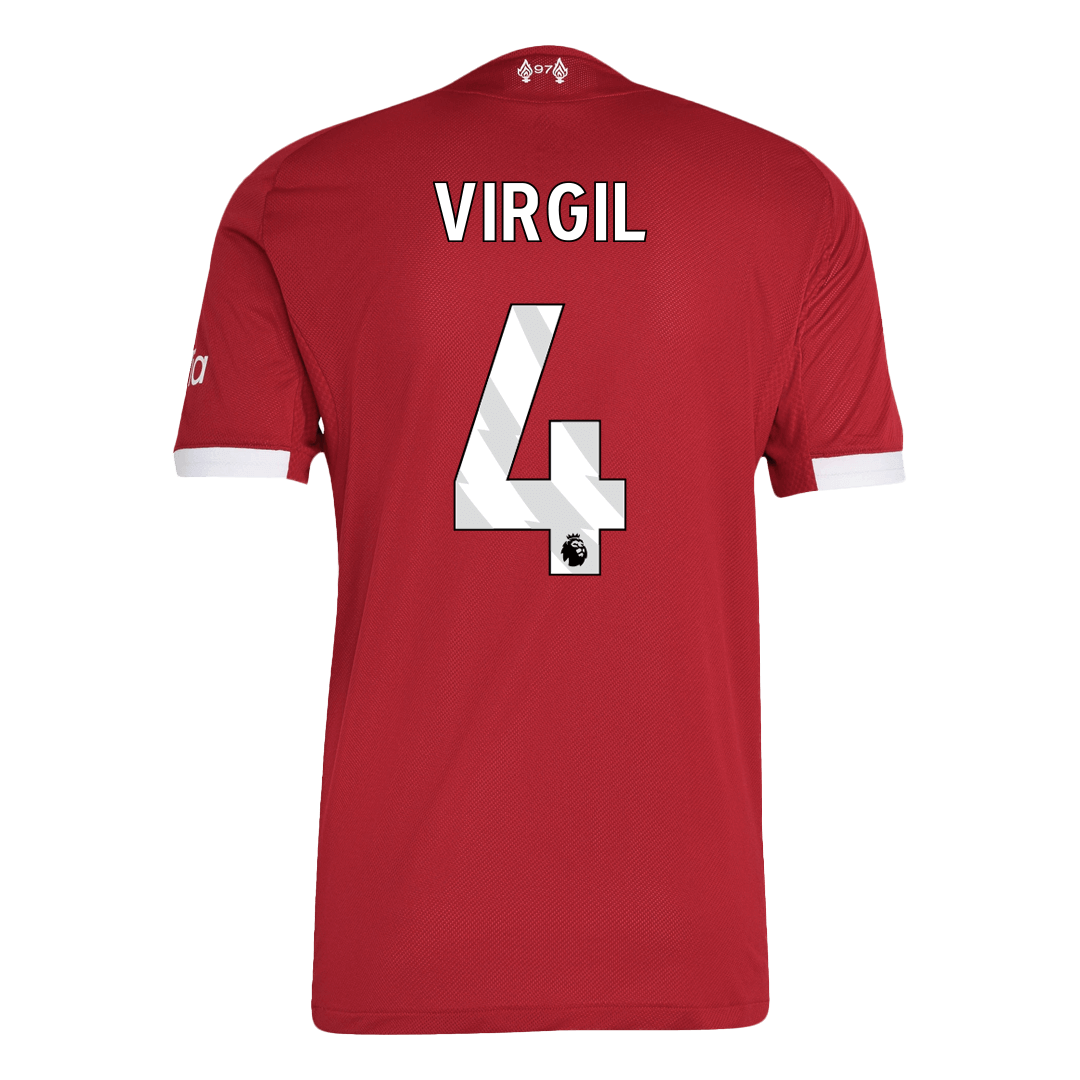 Liverpool Hjemmedrakt 2025/26 – VIRGIL #4 (Spillerversjon)