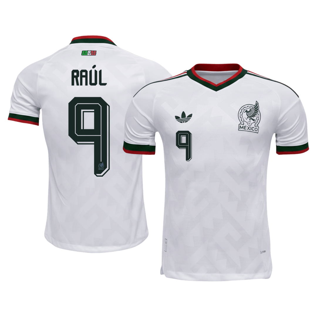 Mexico VM Bortedrakt Spillerversjon 2026 RAÚL #9 Slim Fit