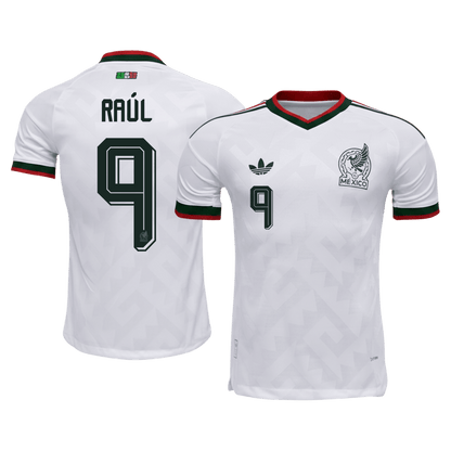 Mexico VM Bortedrakt Spillerversjon 2026 RAÚL #9 Slim Fit