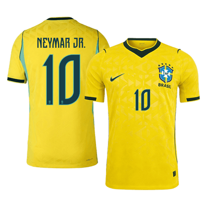 Brazil VM Hjemmedrakt Spillerversjon 2026 NEYMAR JR. #10 Slim Fit