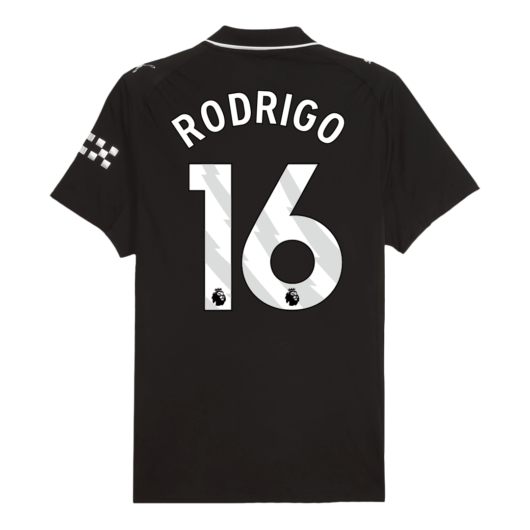 Manchester City Bortedrakt 2025/26 – RODRIGO #16 (Spillerversjon)