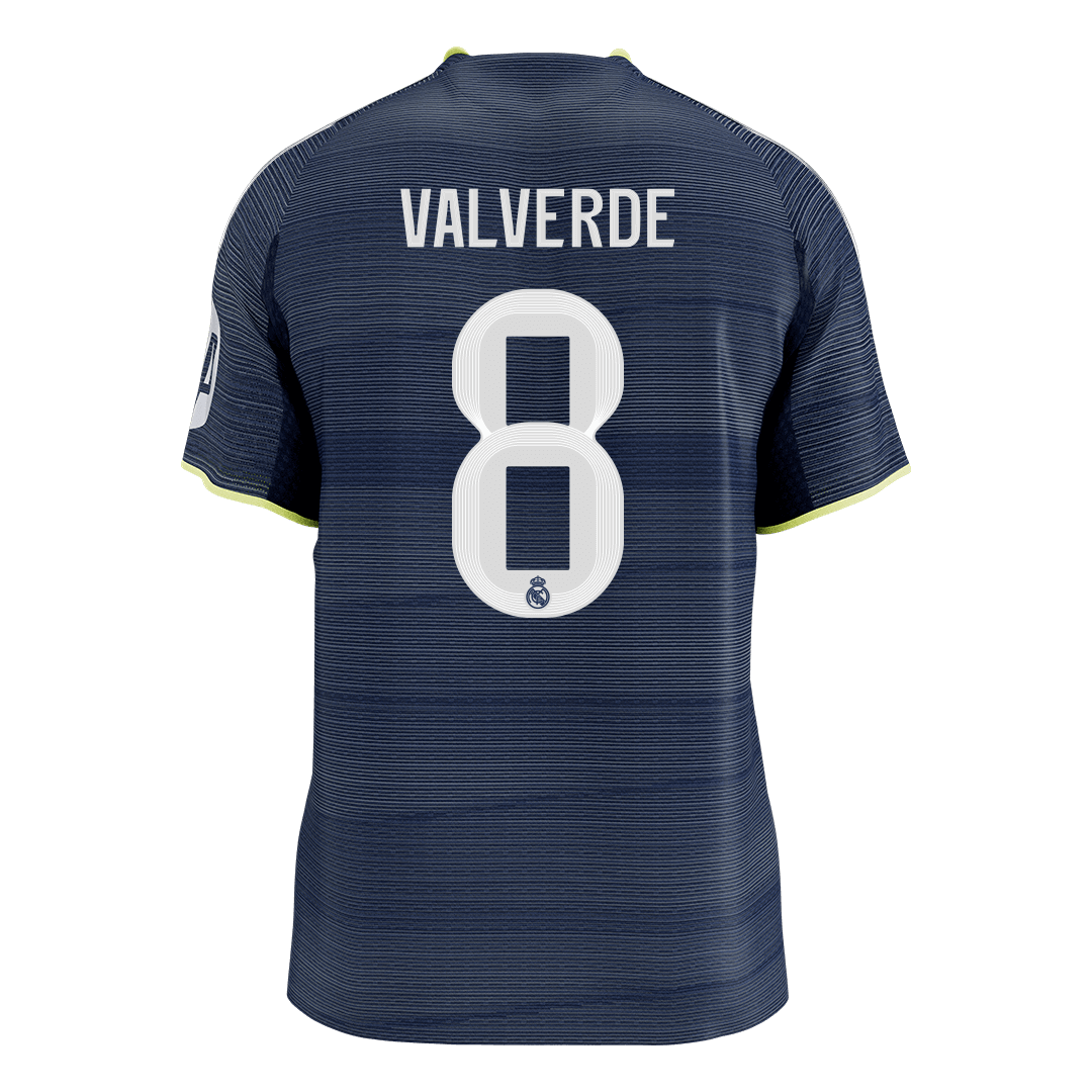Real Madrid Bortedrakt 2025/26 – VALVERDE #8 (Spillerversjon) [PREMIUM]