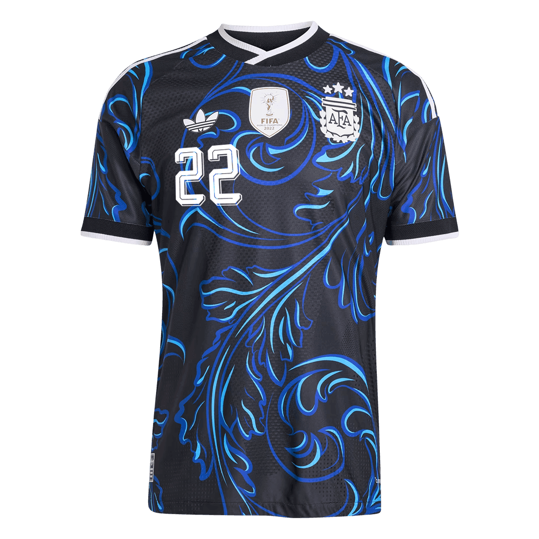 Argentina VM Bortedrakt Spillerversjon 2026 L. MARTÍNEZ #22 Slim Fit