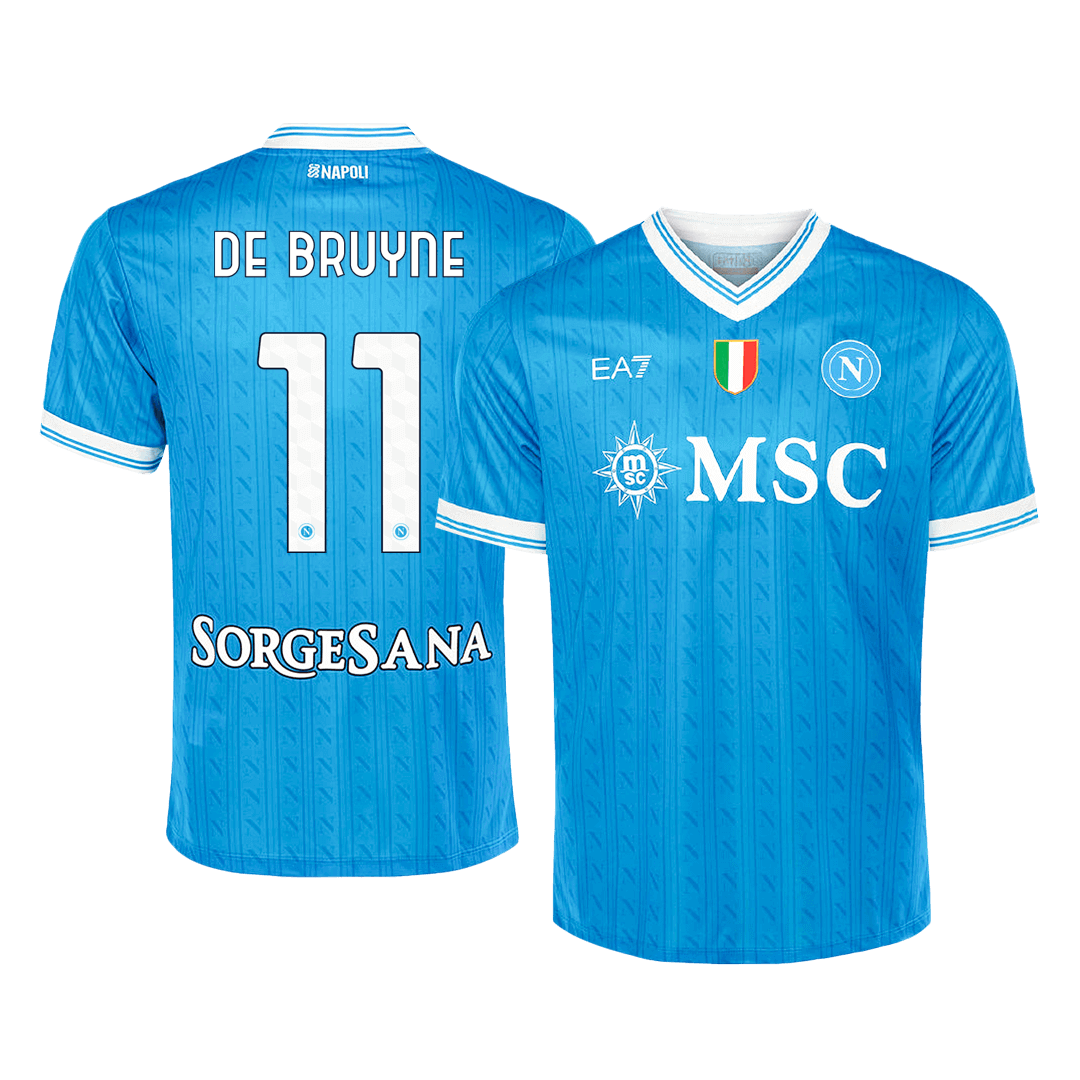 Napoli Hjemmedrakt 2025/26 – DE BRUYNE #11