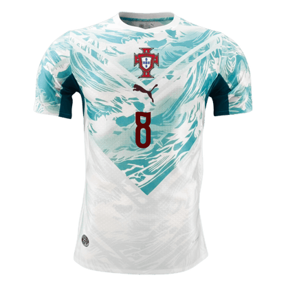 Portugal VM Bortedrakt Spillerversjon 2026 B.FERNANDES #8 Slim Fit