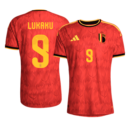 Belgium VM Hjemmedrakt Spillerversjon 2026 LUKAKU #9 Slim Fit