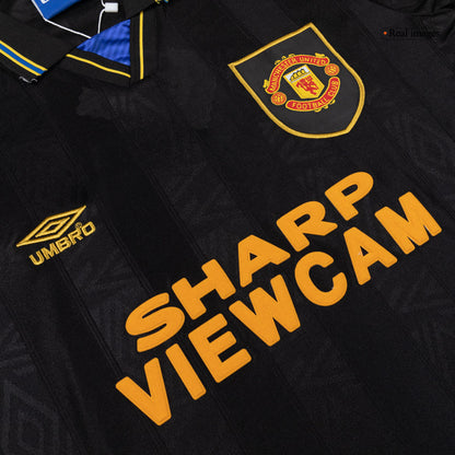 Manchester United Retro Langermet Bortedrakt 1993/94