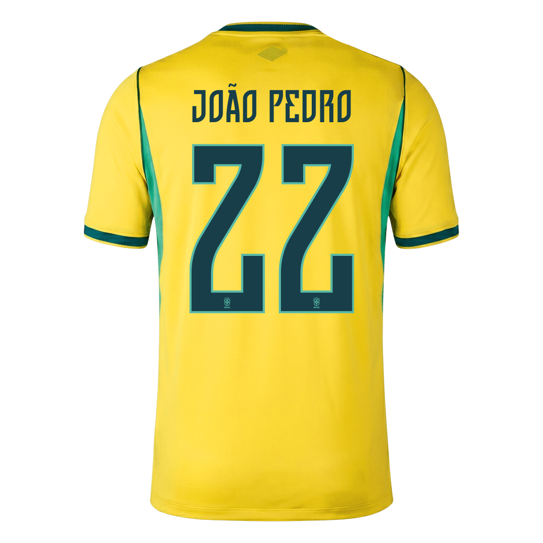 Brazil VM Hjemmedrakt 2026 JOÃO PEDRO #22