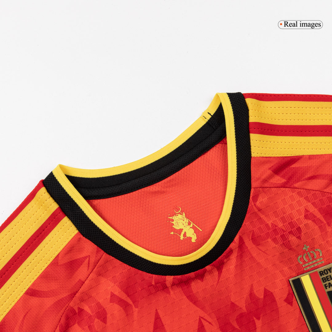 Belgium VM Hjemmedrakt Spillerversjon 2026 LUKAKU #9 Slim Fit