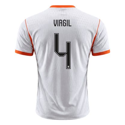 Netherlands VM Bortedrakt Spillerversjon 2026 VIRGIL #4 Slim Fit