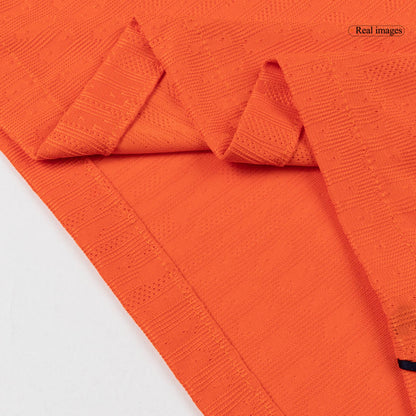 Netherlands VM Hjemmedrakt Spillerversjon 2026 XAVI #7 Slim Fit