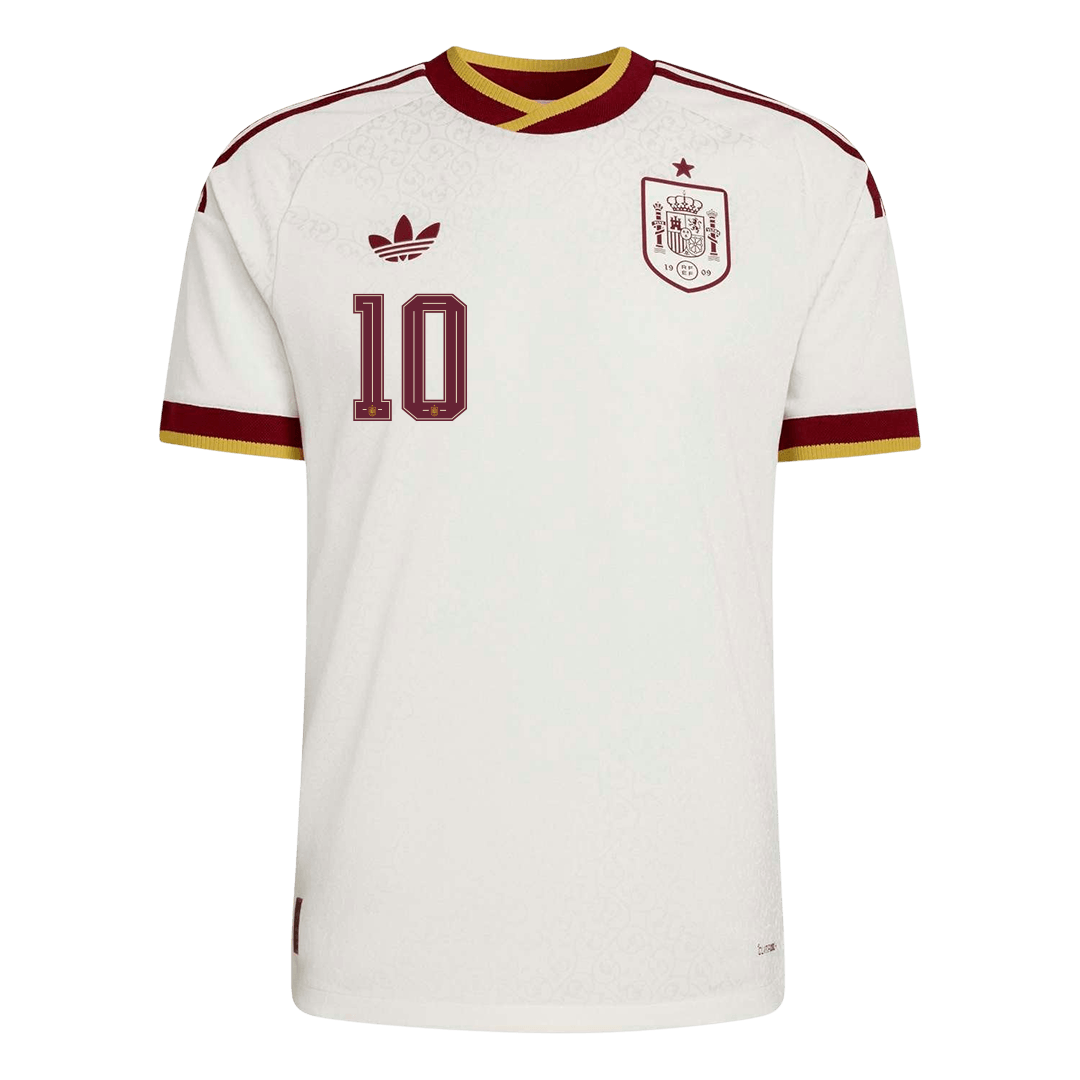 Spain VM Bortedrakt Spillerversjon 2026 OLMO #10 Slim Fit