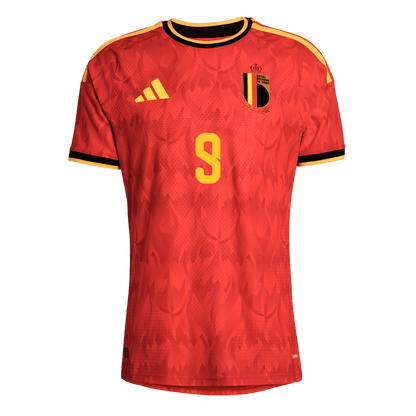 Belgium VM Hjemmedrakt Spillerversjon 2026 LUKAKU #9 Slim Fit