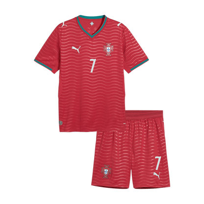 Portugal VM Hjemmedraktsett Barn 2026 RONALDO #7 [PREMIUM]