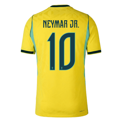 Brazil VM Hjemmedrakt Spillerversjon 2026 NEYMAR JR. #10 Slim Fit