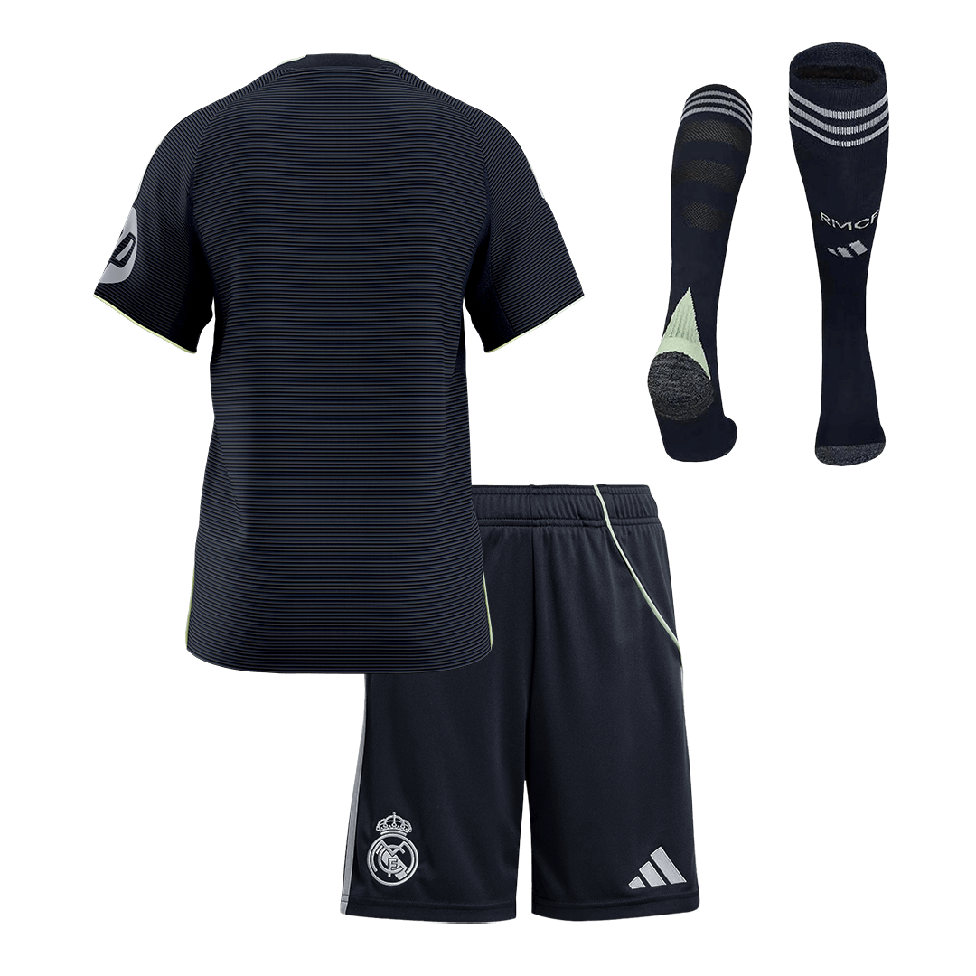 Real Madrid Bortedraktsett Barn 3-deler 2025/26 [PREMIUM]