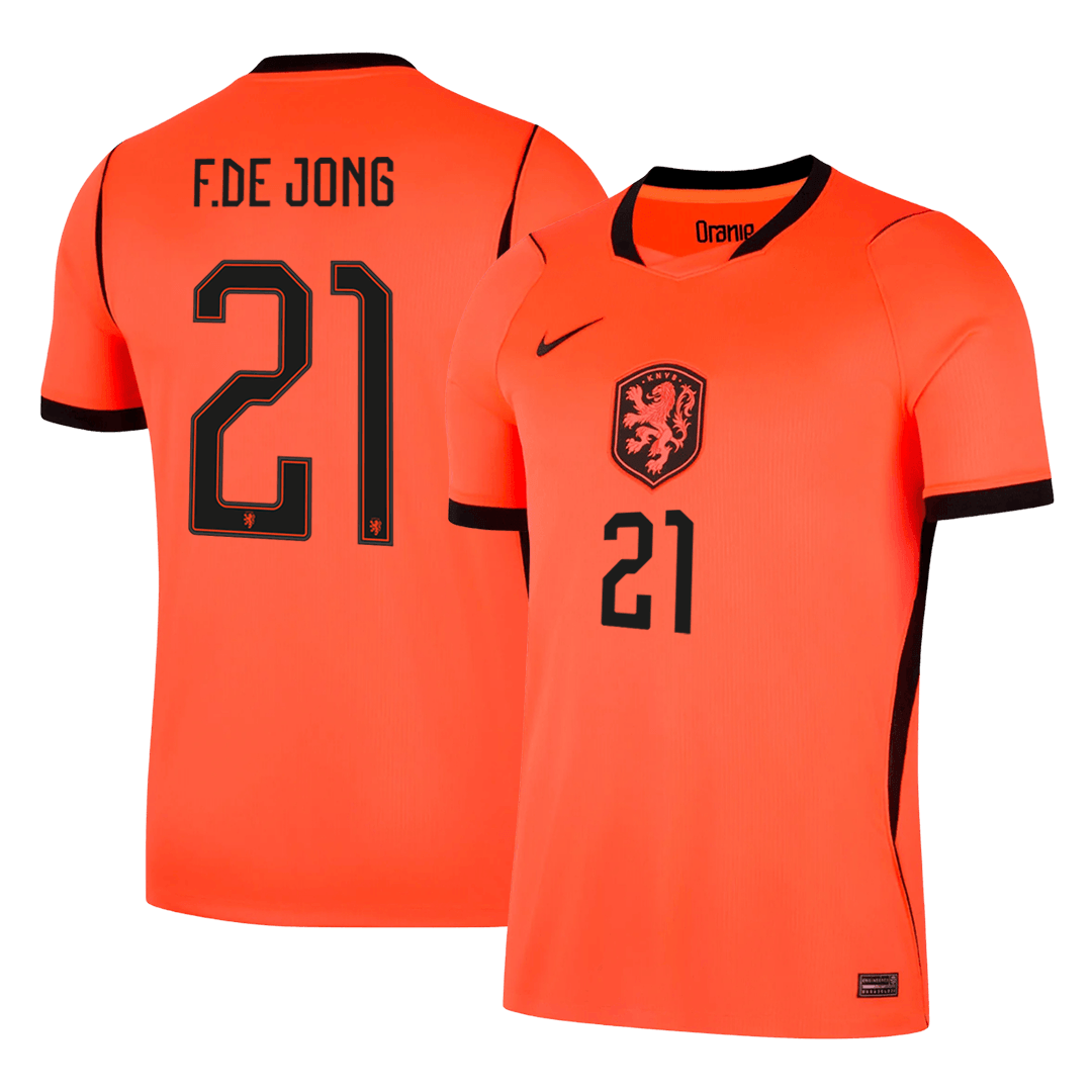 Netherlands VM Hjemmedrakt 2026 F.DE JONG #21