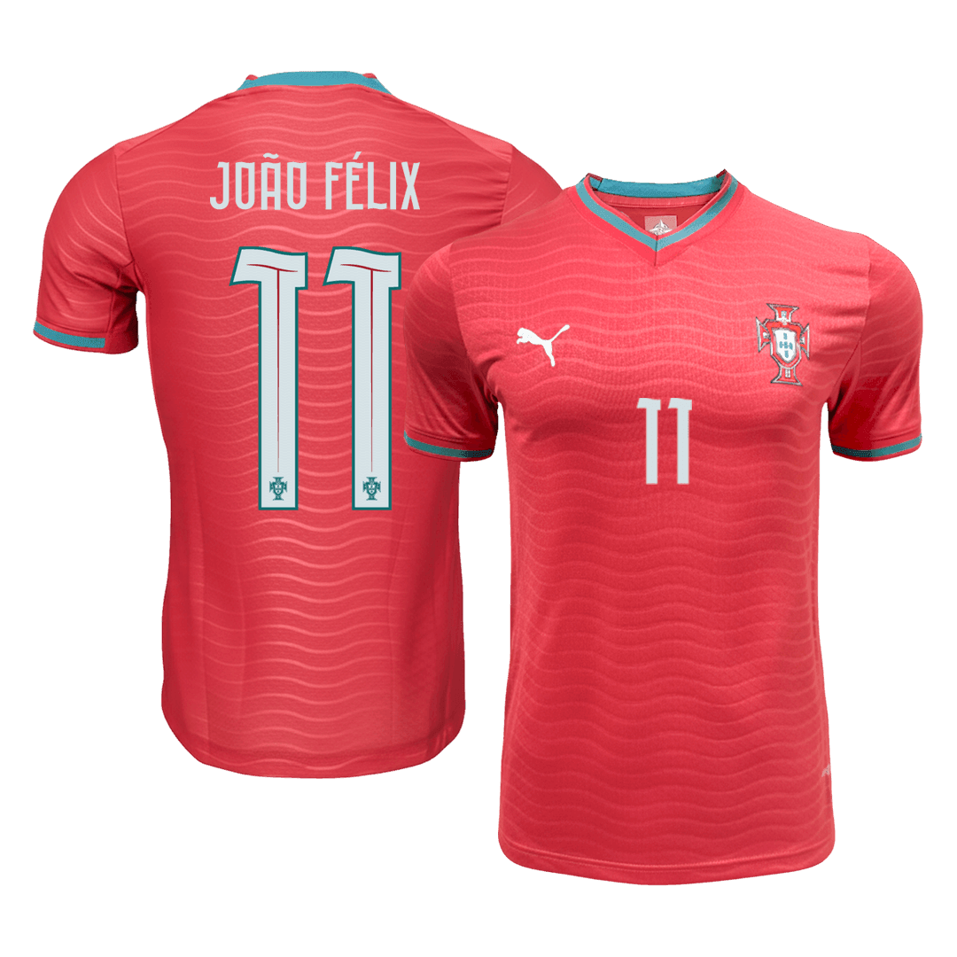 Portugal VM Hjemmedrakt Spillerversjon 2026 JOÃO FÉLIX #11 Slim Fit