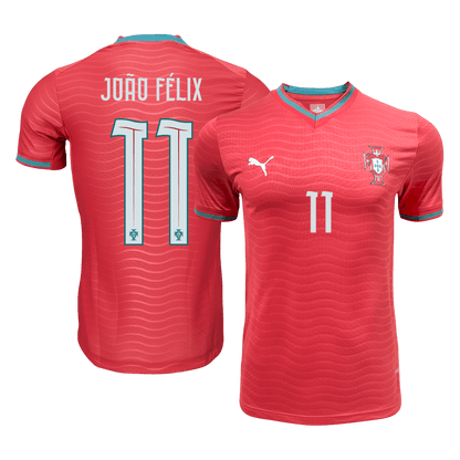 Portugal VM Hjemmedrakt Spillerversjon 2026 JOÃO FÉLIX #11 Slim Fit