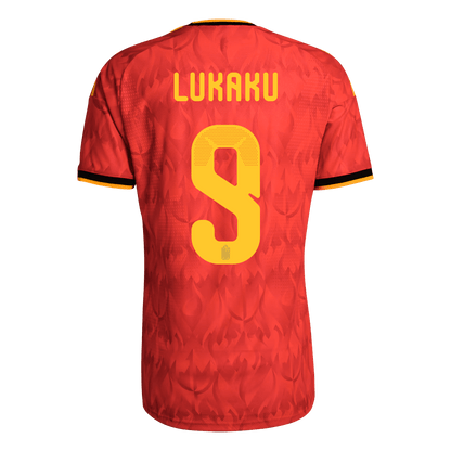 Belgium VM Hjemmedrakt Spillerversjon 2026 LUKAKU #9 Slim Fit