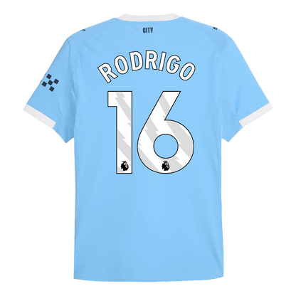 Manchester City Hjemmedrakt 2025/26 – RODRIGO #16 (Spillerversjon)