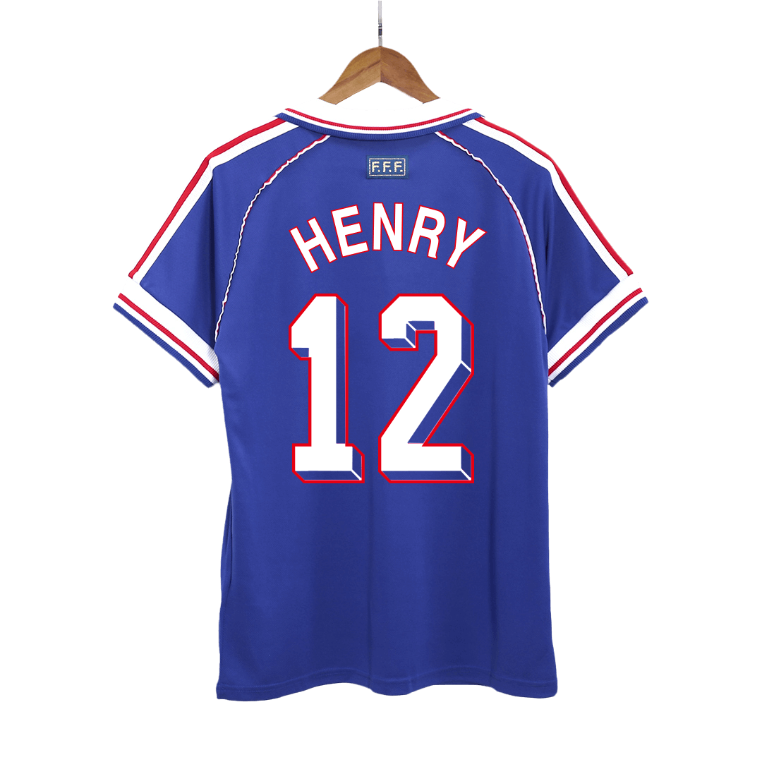 France World Cup Retro Hjemmedrakt 1998 HENRY #12