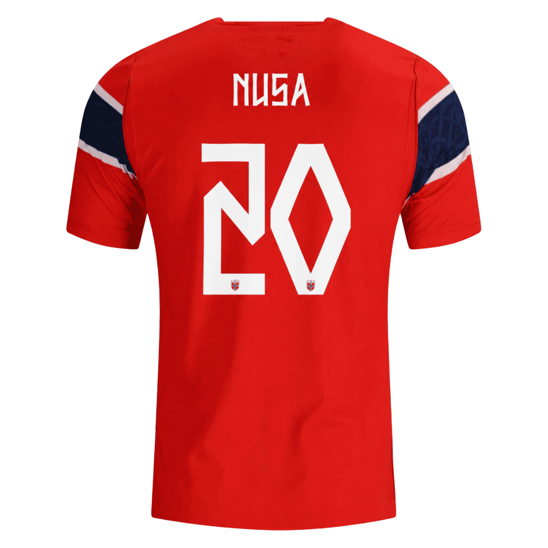 Norge Hjemmedrakt VM 2026 NUSA 20 FotballDrakter Huset norge-hjemmedrakt-vm-2026-nusa-20-fotballdrakter-huset